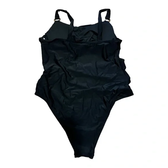 NWOT black monokini leopard rings - size XL - Picture 7 of 9